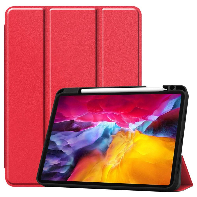 iPad Pro 11 2021 Slim Fit Trifoldbart Cover - Rød