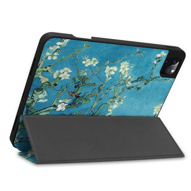 iPad Pro 11 2021 Trippelcover med smal passform - Blomst