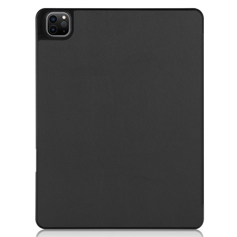 iPad 12.9" Pro 2021 Tri - fold Stand Tablet Case Cover - Black