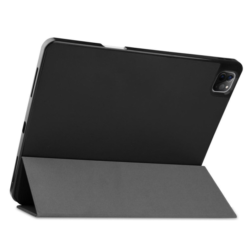 iPad Pro 12.9" 2021 Slim Fit Trefoldelig Deksel - Svart