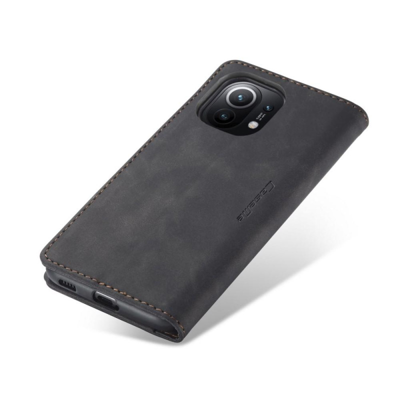 CASEME Retro tegnebog taske til Xiaomi Mi 11 - sort