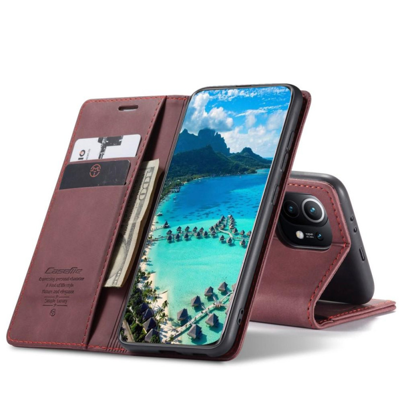 CASEME Lommebok - cover Xiaomi Mi 11 - Burgund