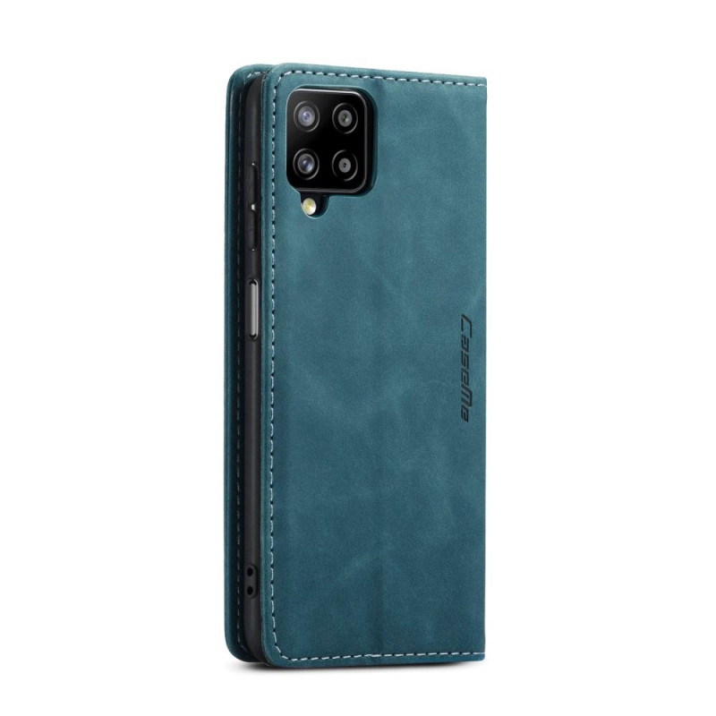 CASEME Retro Wallet Case for Samsung Galaxy A12 - Blue