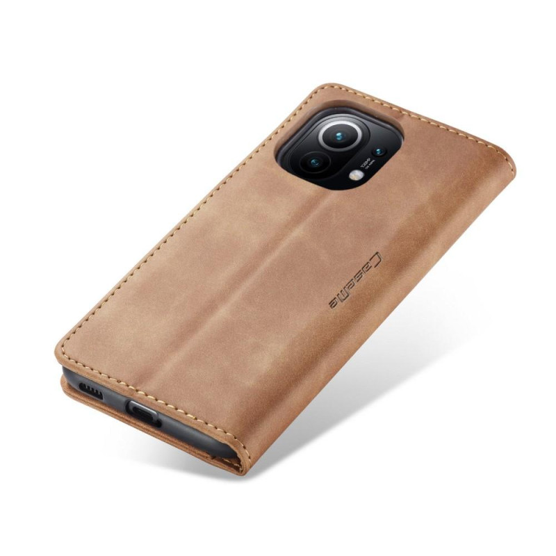 CASEME Retro Wallet Case for Xiaomi Mi 11 - Brown