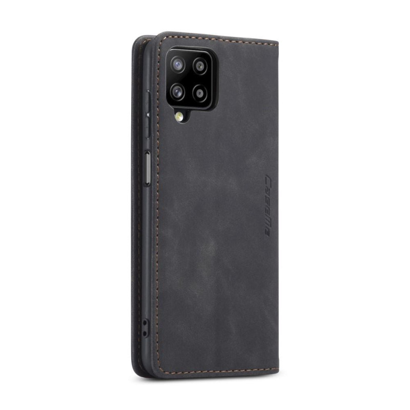 CASEME Retro Wallet Case for Samsung Galaxy A12 - Black