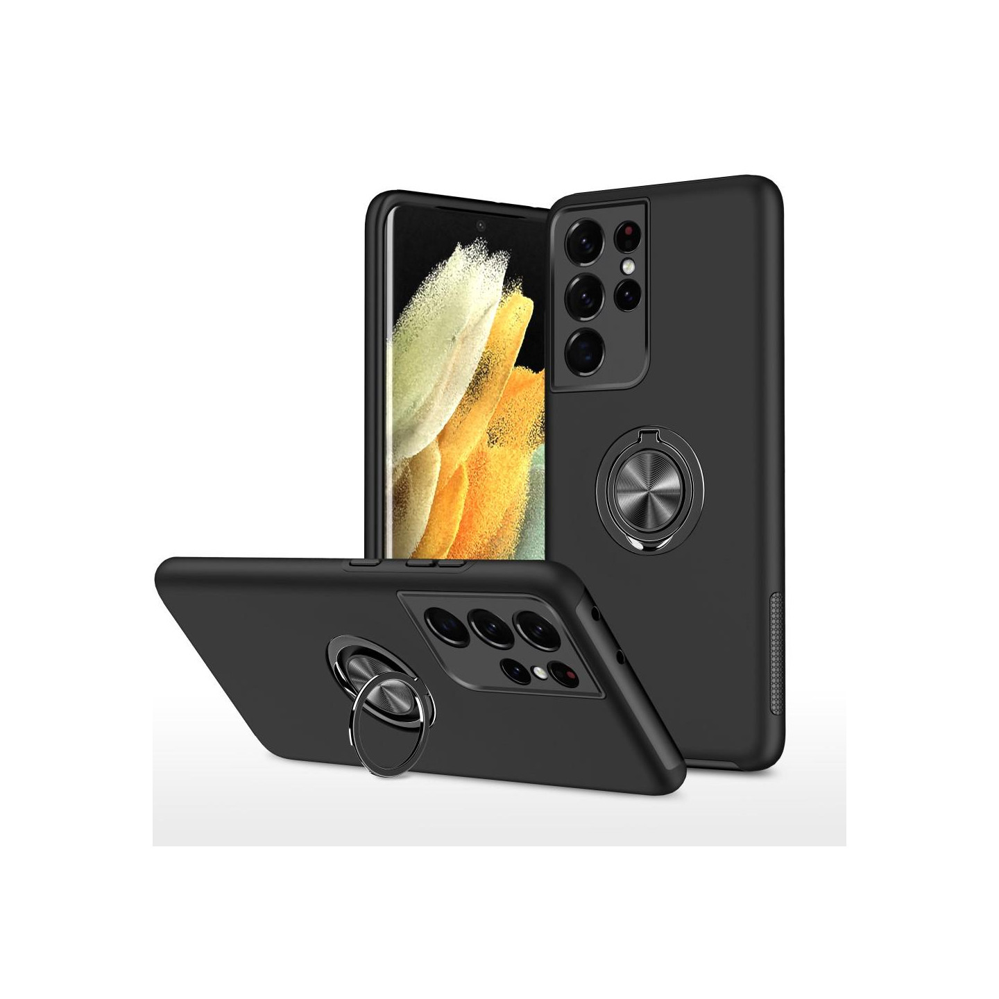 Samsung Galaxy S21 Ultra Fingerring Kickstand Hybrid Taske