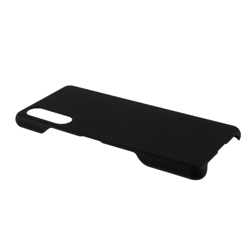 Rubberized Hard Plastic Case for Sony Xperia 10 III - Black