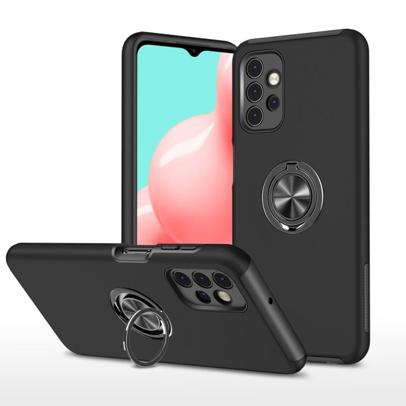 Samsung Galaxy A32 5G Hybrid Deksel Med Fingerring - Svart