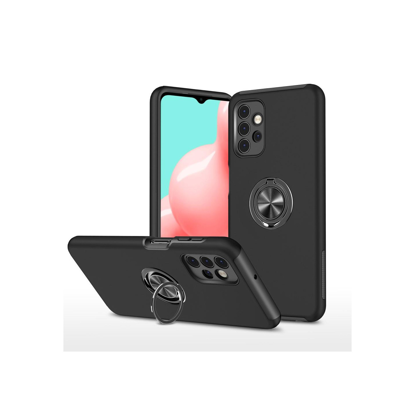 Samsung Galaxy A32 5G Finger Ring Kickstand Hybrid Case