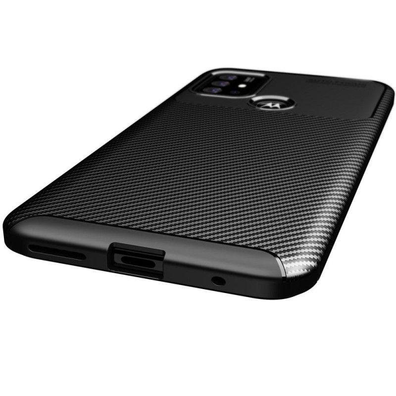 Carbon Fiber Texture TPU Kansi - Motorola Moto G30