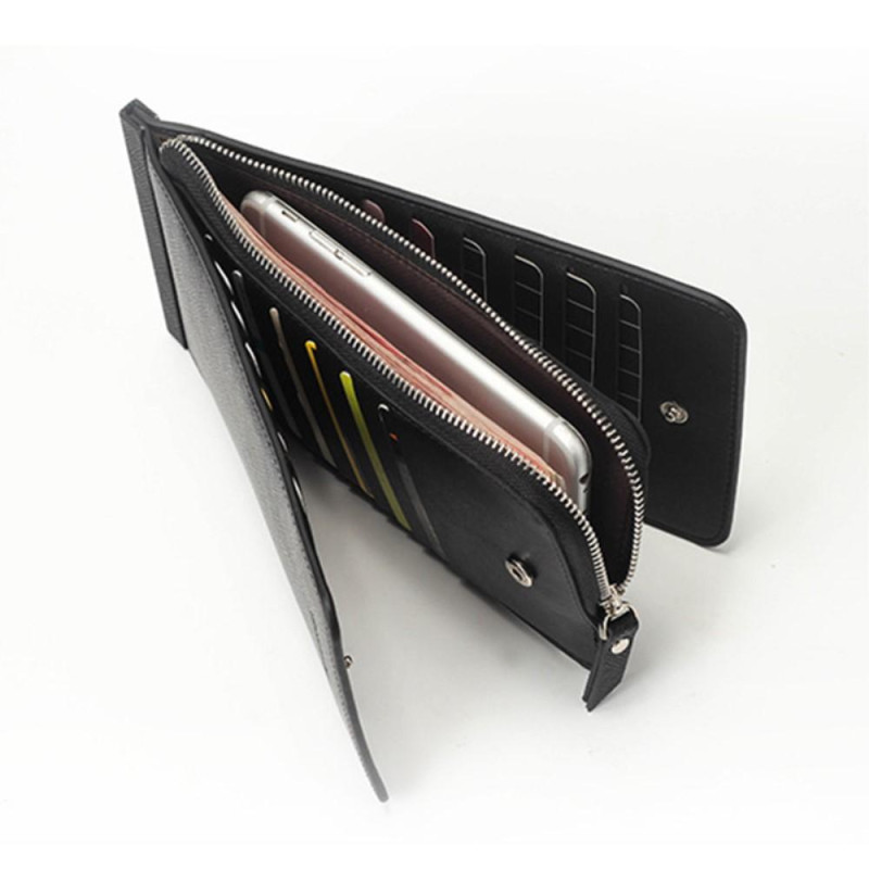 Card Phone Holder Bag Hold 26 Cards Zipper Clutch