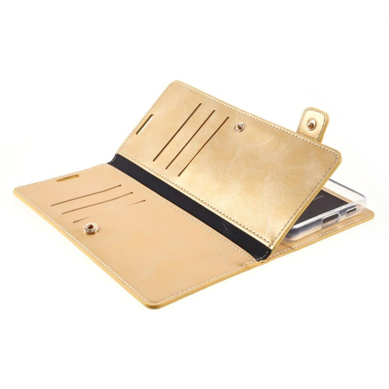 Samsung Galaxy S21 Ultra MERCURY GOOSPERY Mansoor Wallet Case - Gold
