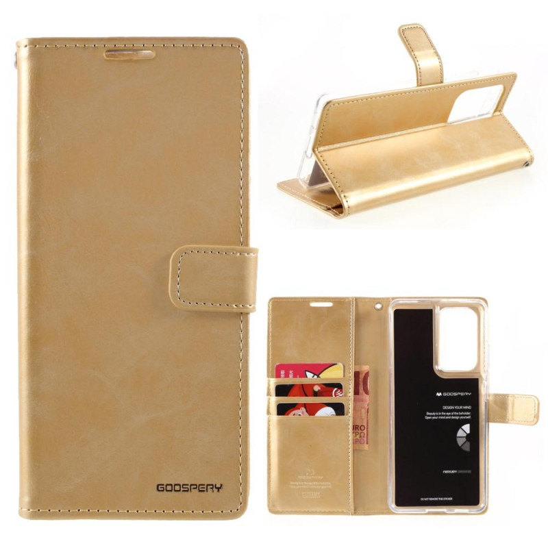 MERCURY GOOSPERY Blå Måne Samsung Galaxy S21 Ultra - Gull