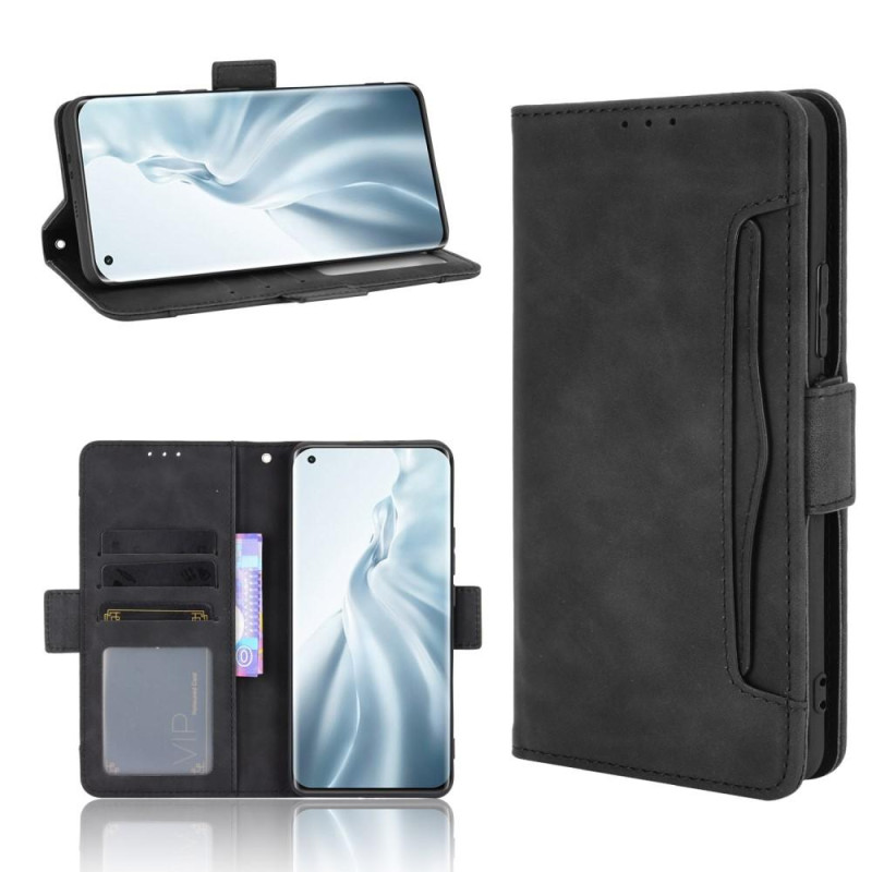 Wallet Stand Flip Phone Case for Xiaomi Mi 11 - Black