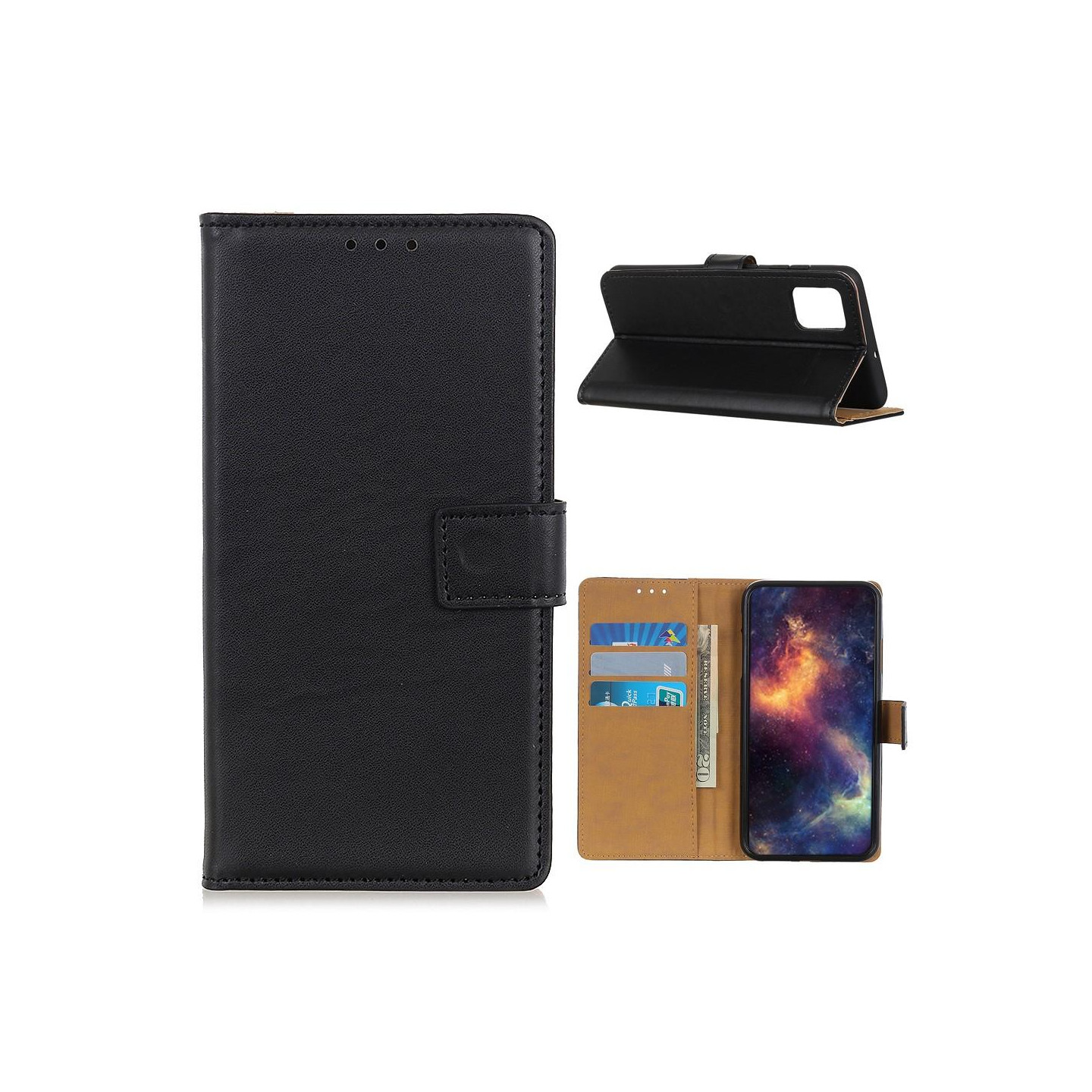 Samsung Galaxy A52 5G/A52s 5G/A52 4G Lommebok - deksel - Svart