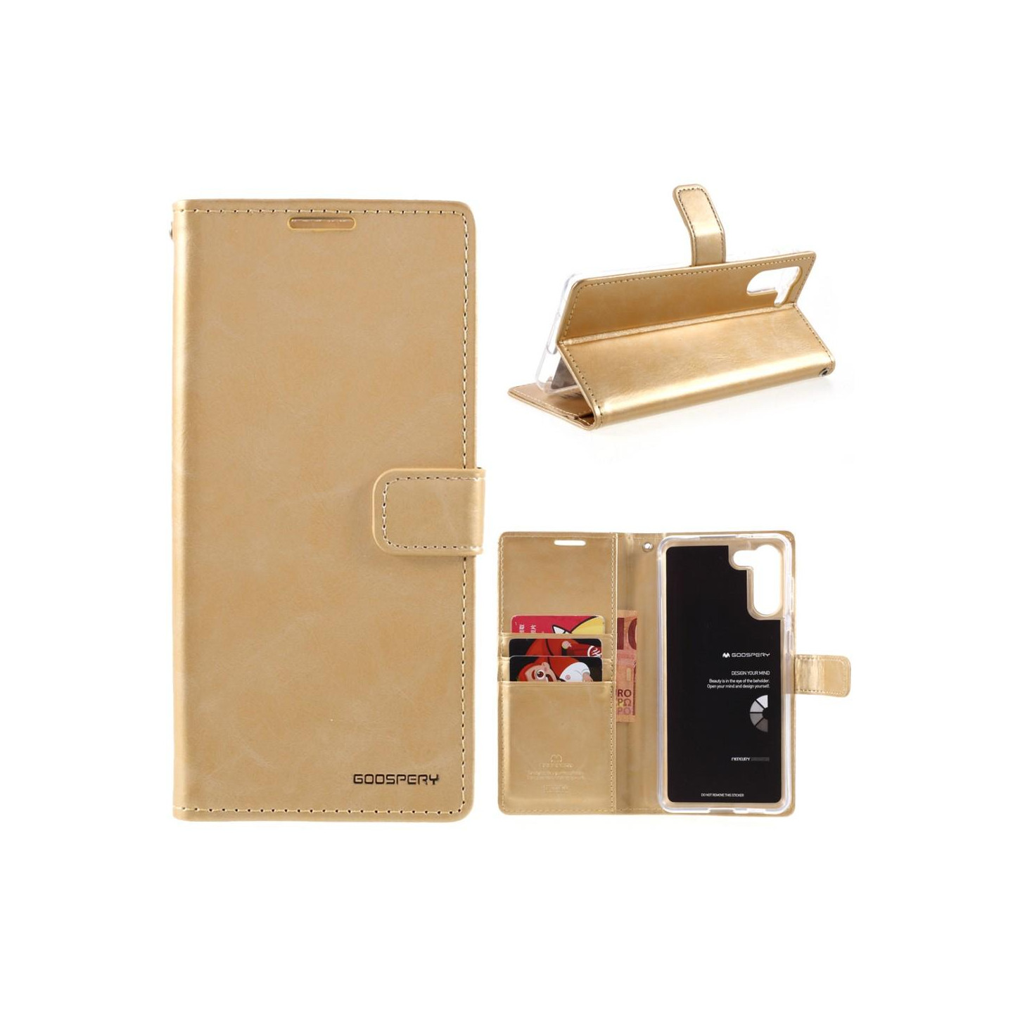 MERCURY GOOSPERY Blå Måne Samsung Galaxy S21+ (Plus) - Guld