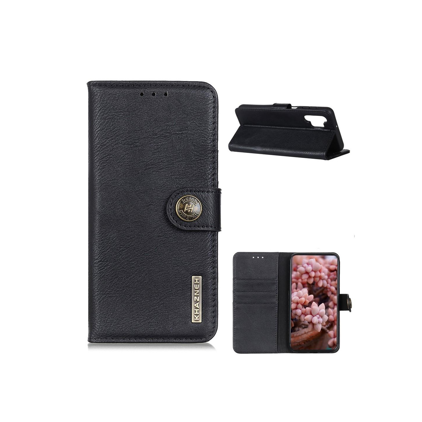 KHAZNEH Samsung Galaxy A32 5G Lommebok - deksel - Svart