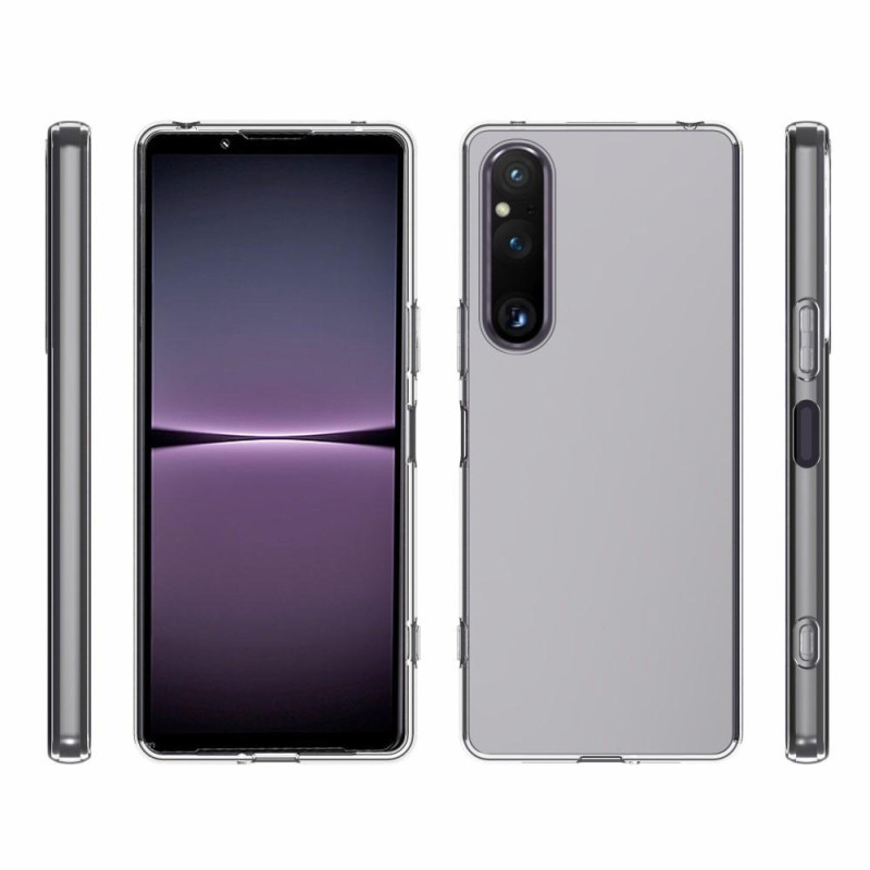 Til Sony Xperia 1 V Slim Fit TPU Cover Gjennomsiktig