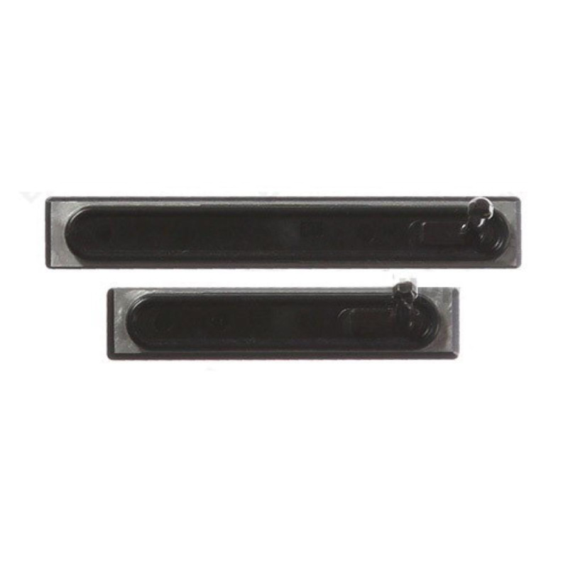 2 PCS/Set OEM Card Cap Set - Sony Xperia Z2 D6503 - Musta