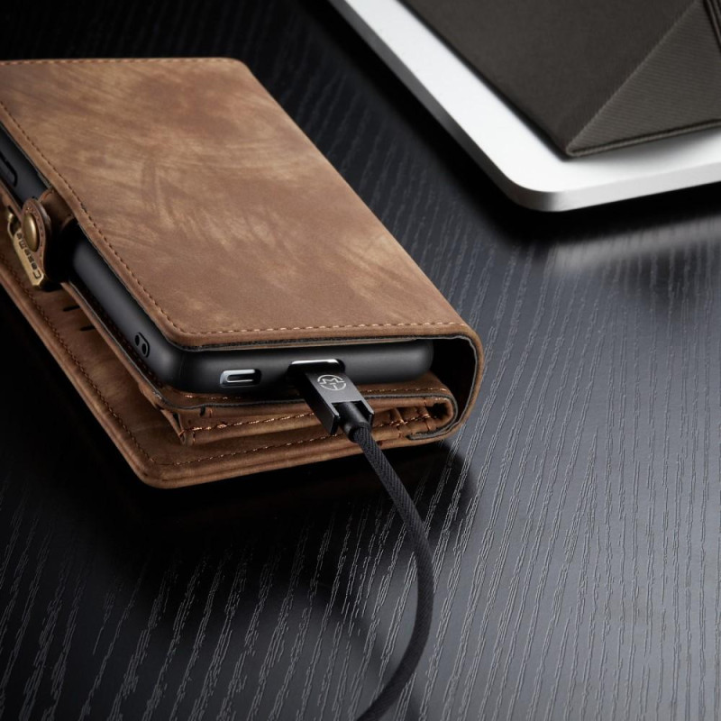 Samsung Galaxy S21 CASEME 2 - i - 1 Aftagelig - Brun