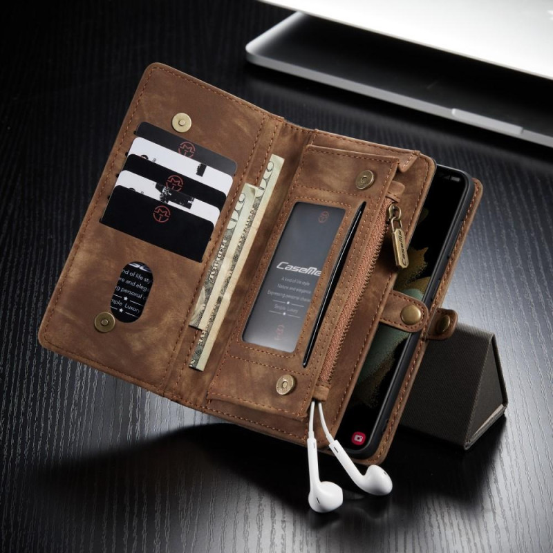 Samsung Galaxy S21 CASEME 2 - i - 1 Aftagelig - Brun