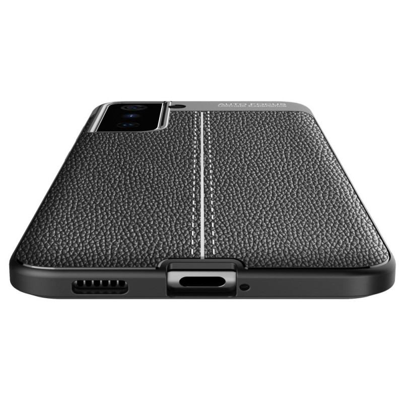 Litchi Coated Casing Samsung Galaxy S21+ (Plus) - Black