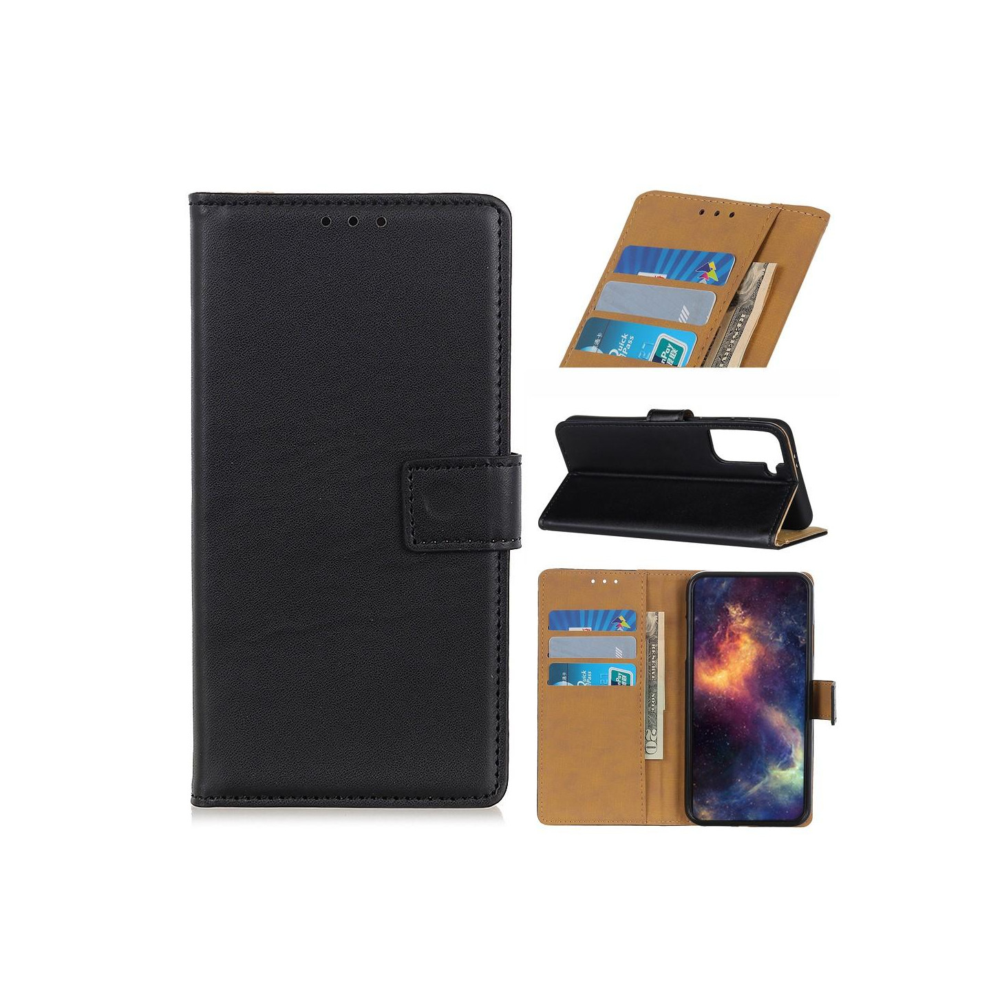 Samsung Galaxy S21+ (Plus) Lommebok - deksel - Svart