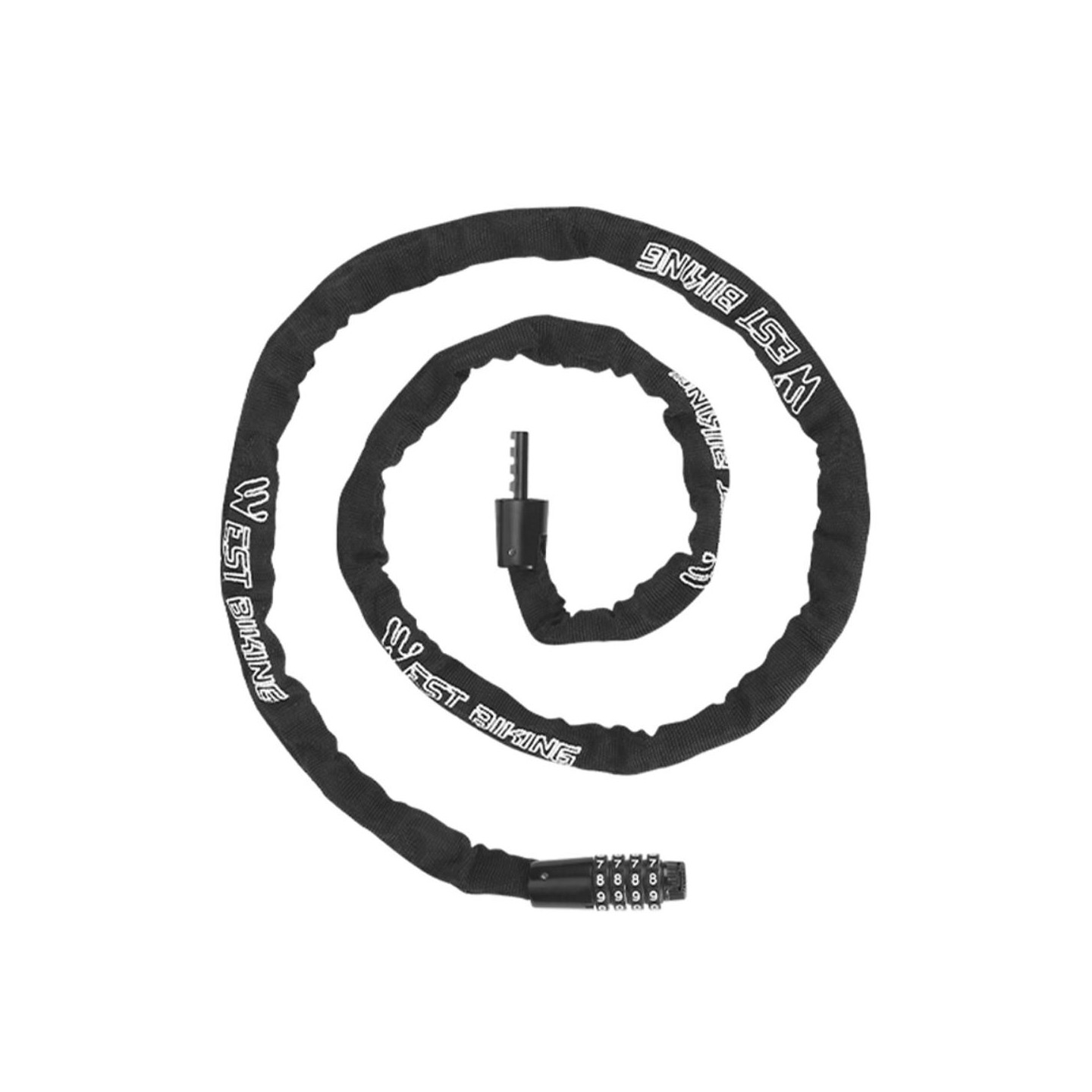 Sykkellås Kombinasjonslås 4 - sifret kodekjede