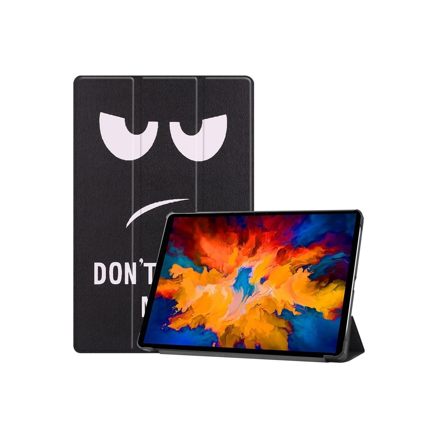 Tri - fold Stand Cover for Lenovo Tab P11 Pro TB - J706F - Don't Touch