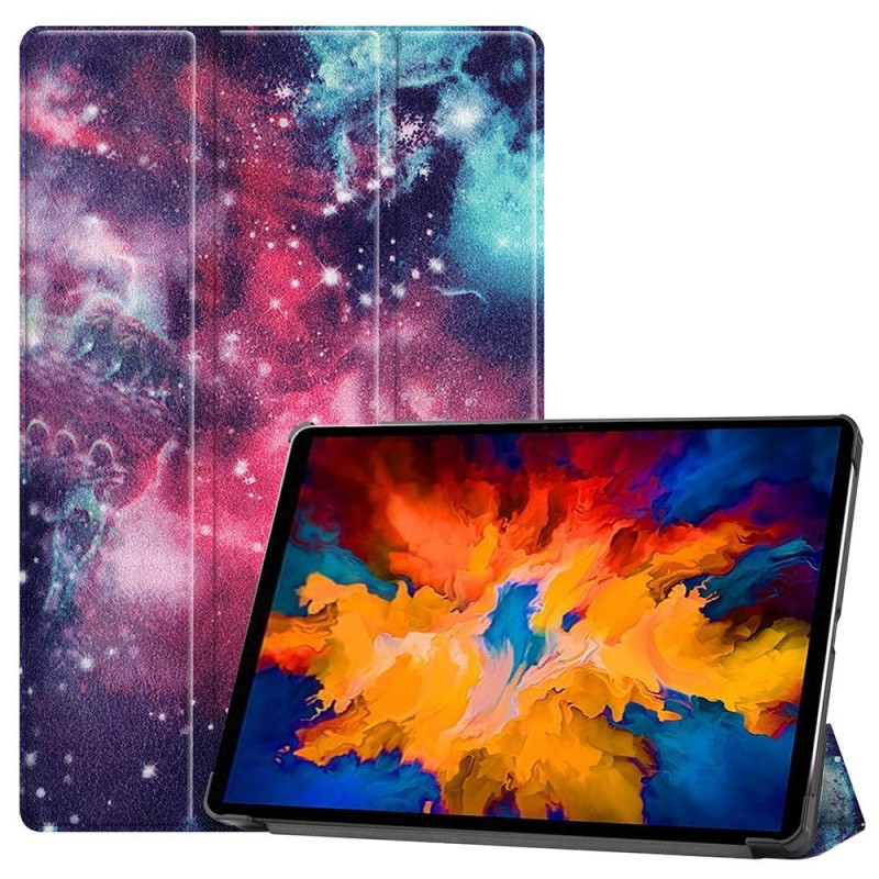 Tri - fold Stand Kansi - Lenovo Tab P11 Pro TB - J706F - Starry Sky