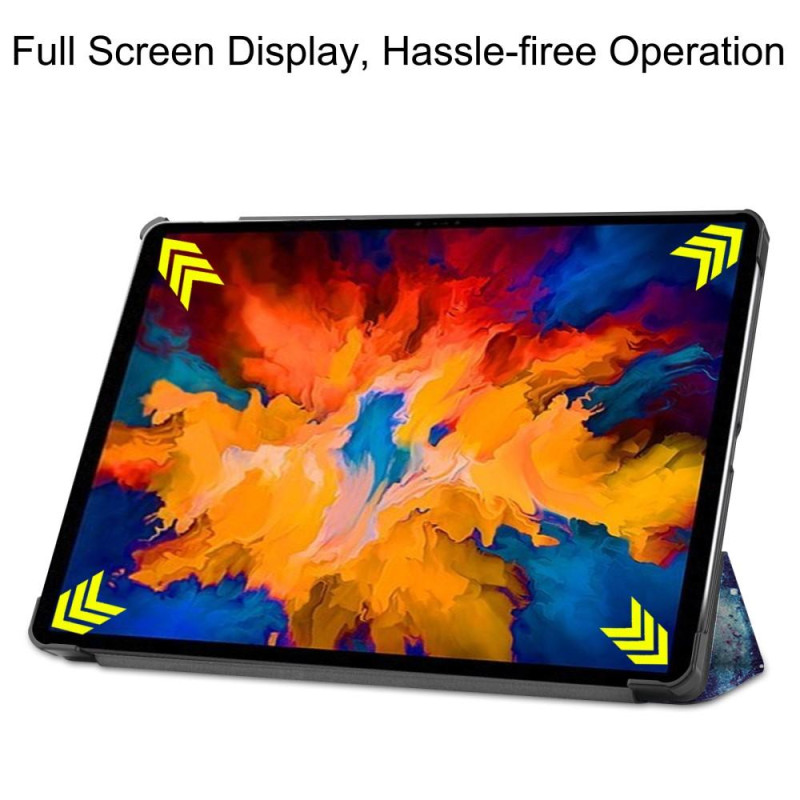 Tri - fold Stand Cover for Lenovo Tab P11 Pro TB - J706F - Starry Sky