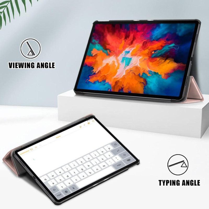 Trifoldbart deksel til Lenovo Tab P11 Pro TB - J706F - Rose Gull