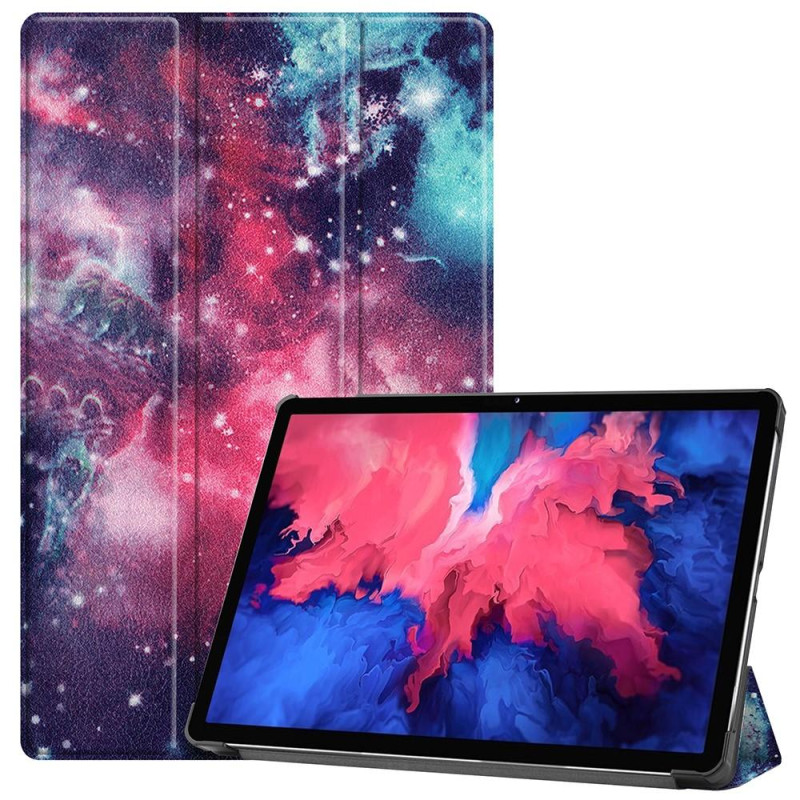 Tri - fold Stand Cover for Lenovo Tab P11 / P11 Plus - Starry Sky