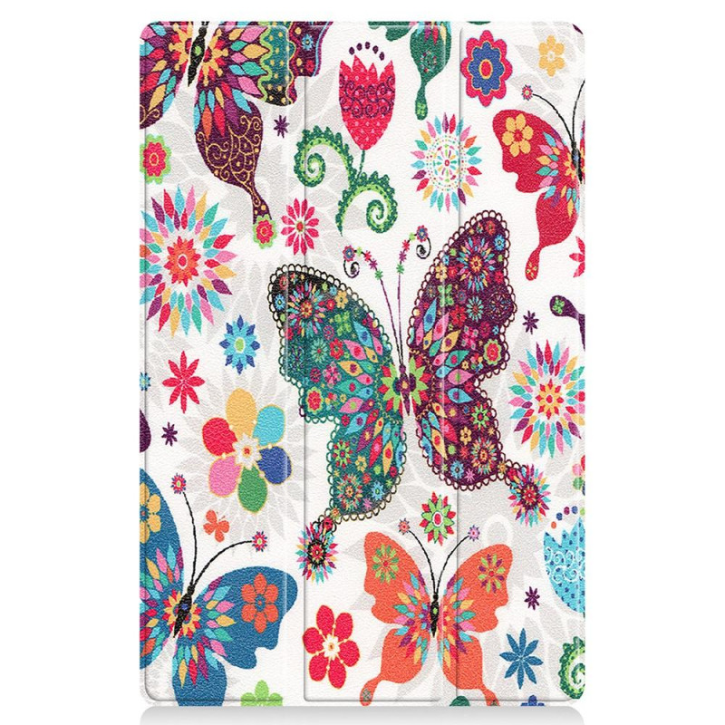 Tri - fold Stand Cover for Lenovo Tab P11 / P11 Plus - Butterfly