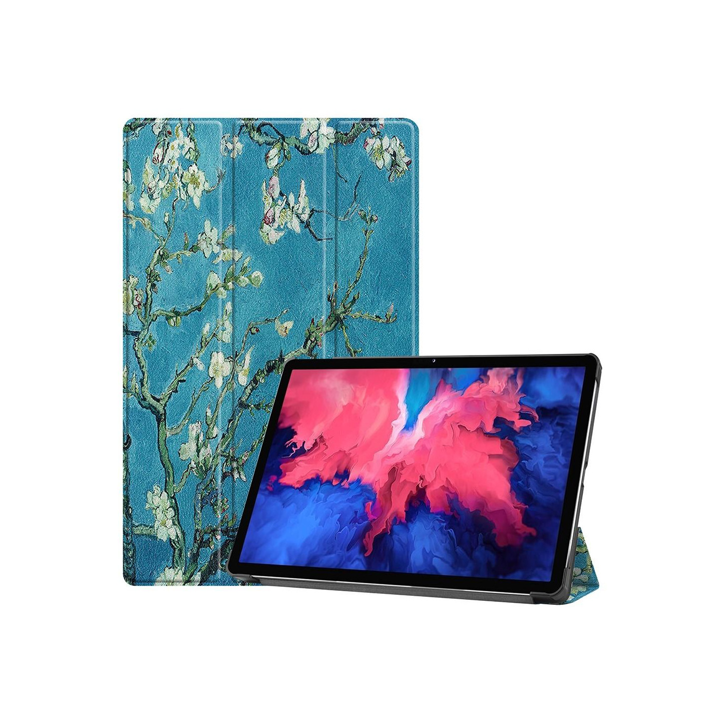 Tri - fold Stand Cover for Lenovo Tab P11 / P11 Plus - Wintersweet
