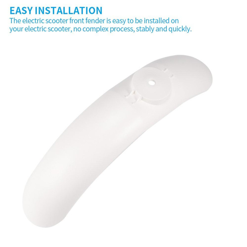 Front Mudguard Fender Guard for Xiaomi Mijia M365 Electric Scooter - White