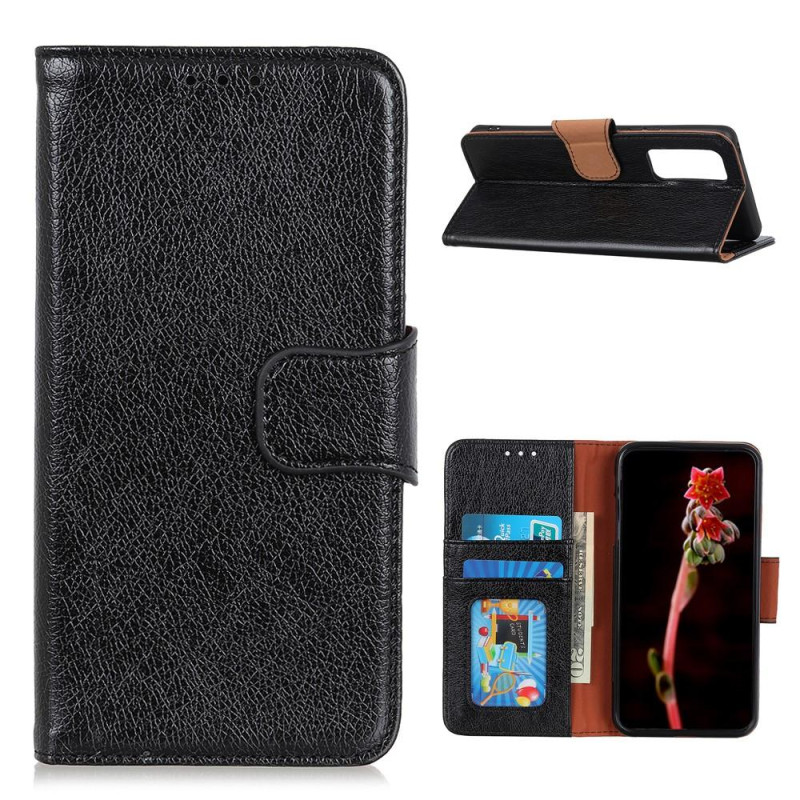 Huawei P Smart 2021 Textured Split Leather Lompakkokotelo