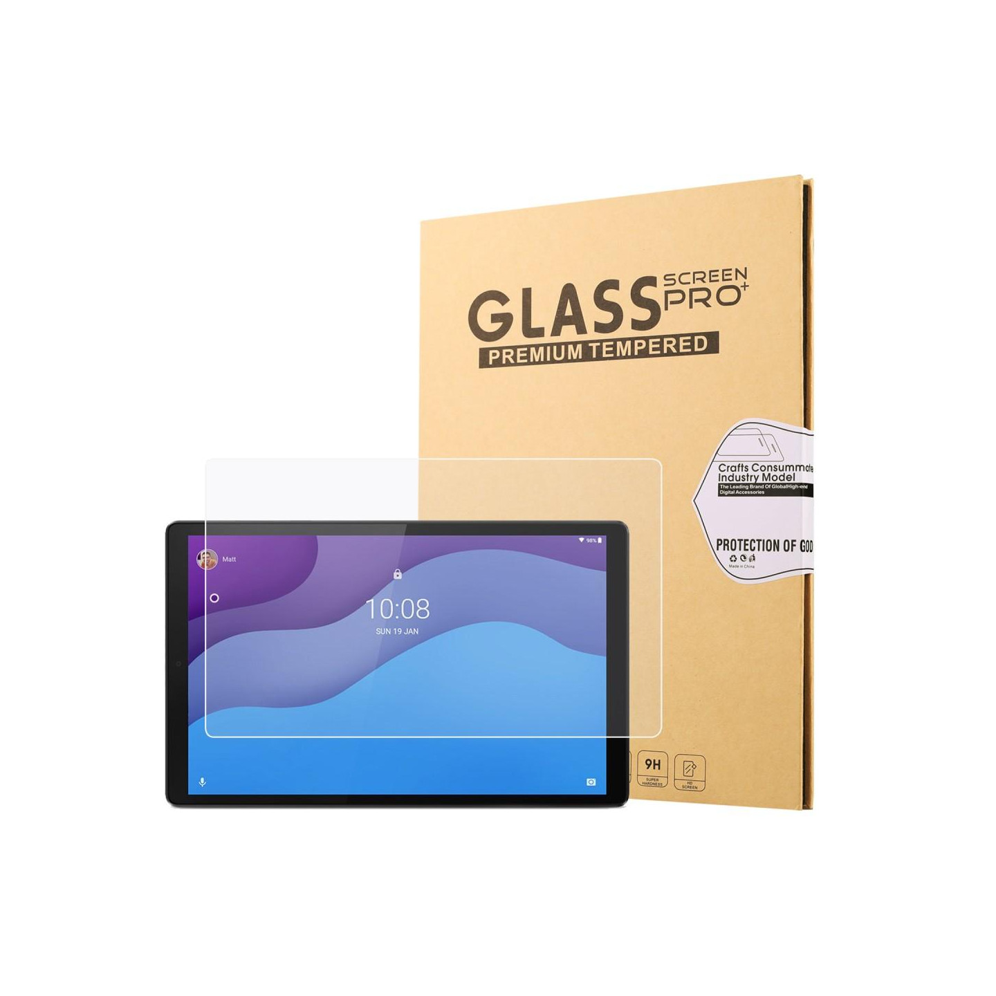 Tempered Glass Protector Lenovo Tab M10 HD Gen 2 TB - X306