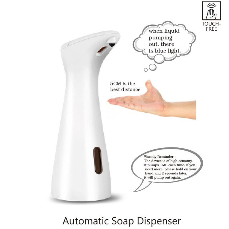 200 ML husholdningsautomatisk flydende sæbedispenser berøringsfri sensor