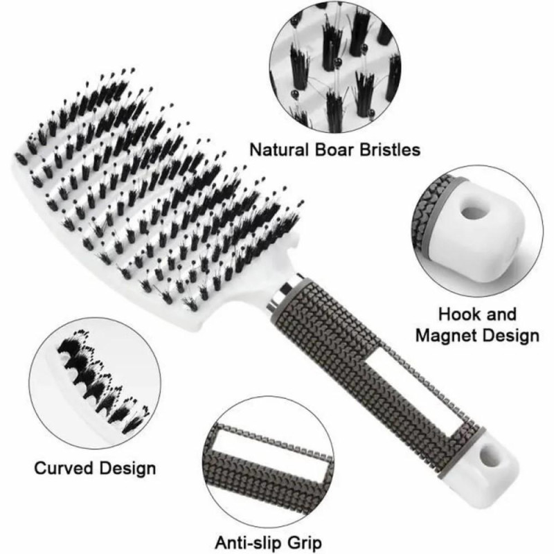 Hair Brush Scalp Massage Combs Hair Styling Wet Dry Curly Hair