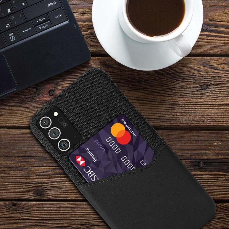 Samsung Galaxy Note 20/Note20 5G Deksel Med Kortspor - Svart