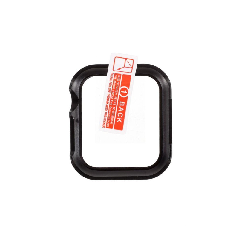 Apple Watch SE/Series 6/5/4 44mm Metal Watch Cover + Tempered Glass Screen Film