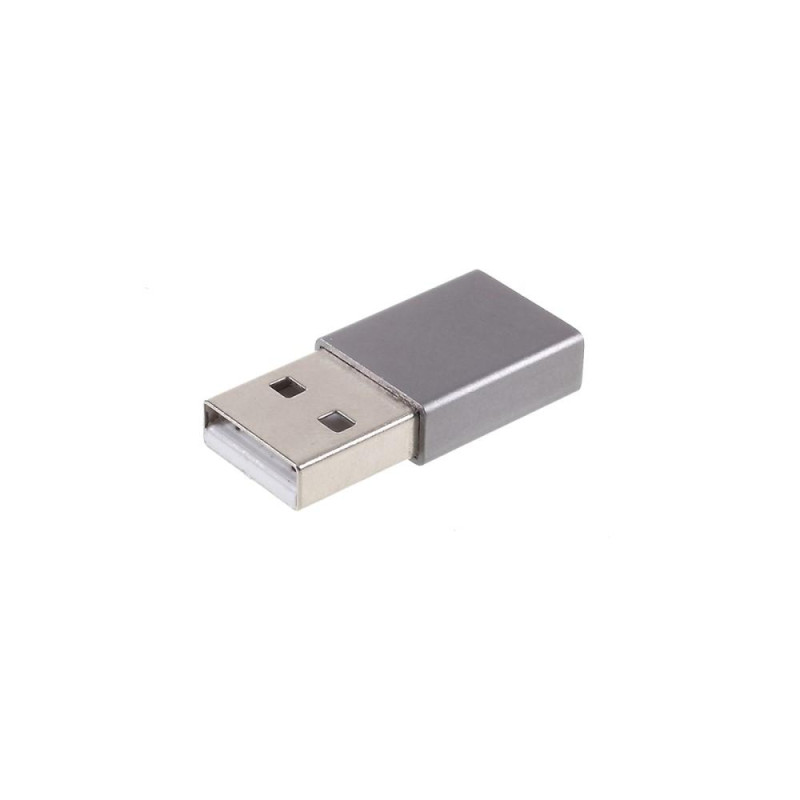 USB - uros - tyypin naaras 2.4A mini - sovitinmuunnin - musta