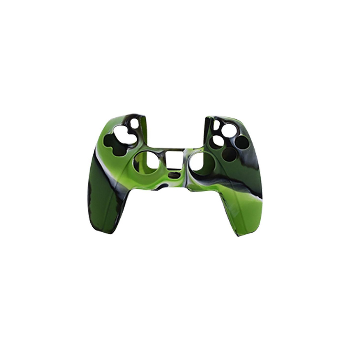 Silicone Skin Grip For Playstation 5 PS5 Controller - Camouflage Gren / Black