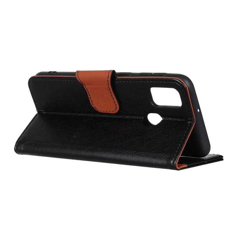 OnePlus Nord N100 Lommebok - cover Teksturert Split - Sort