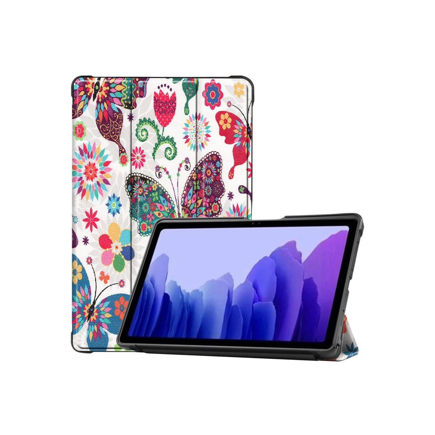 Slim Fit Deksel Til Samsung Galaxy Tab A7 10.4" - Sommerfugl