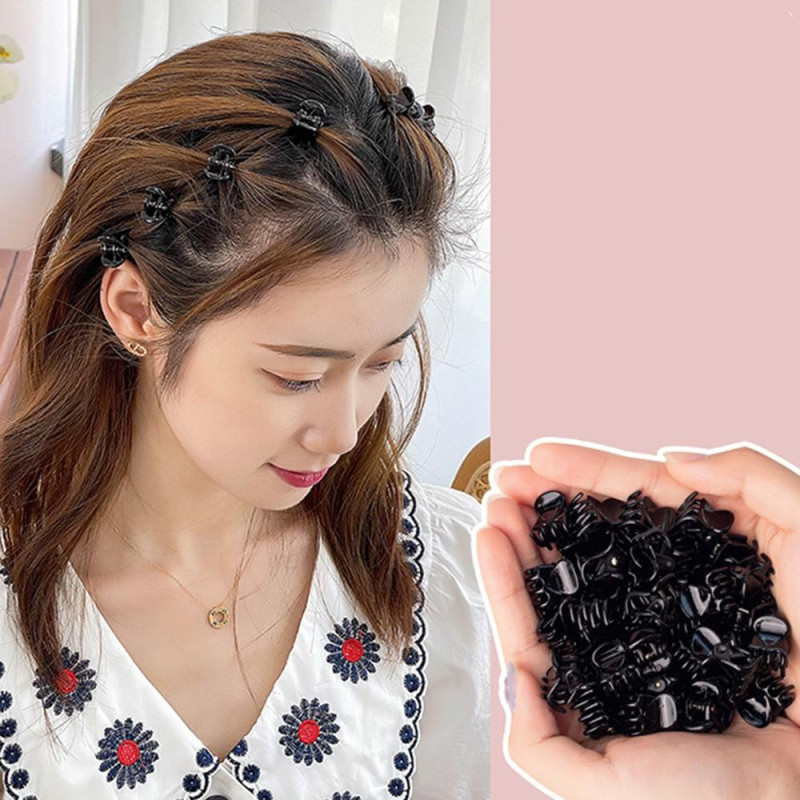 20stk Hårklemmer Små - Sort