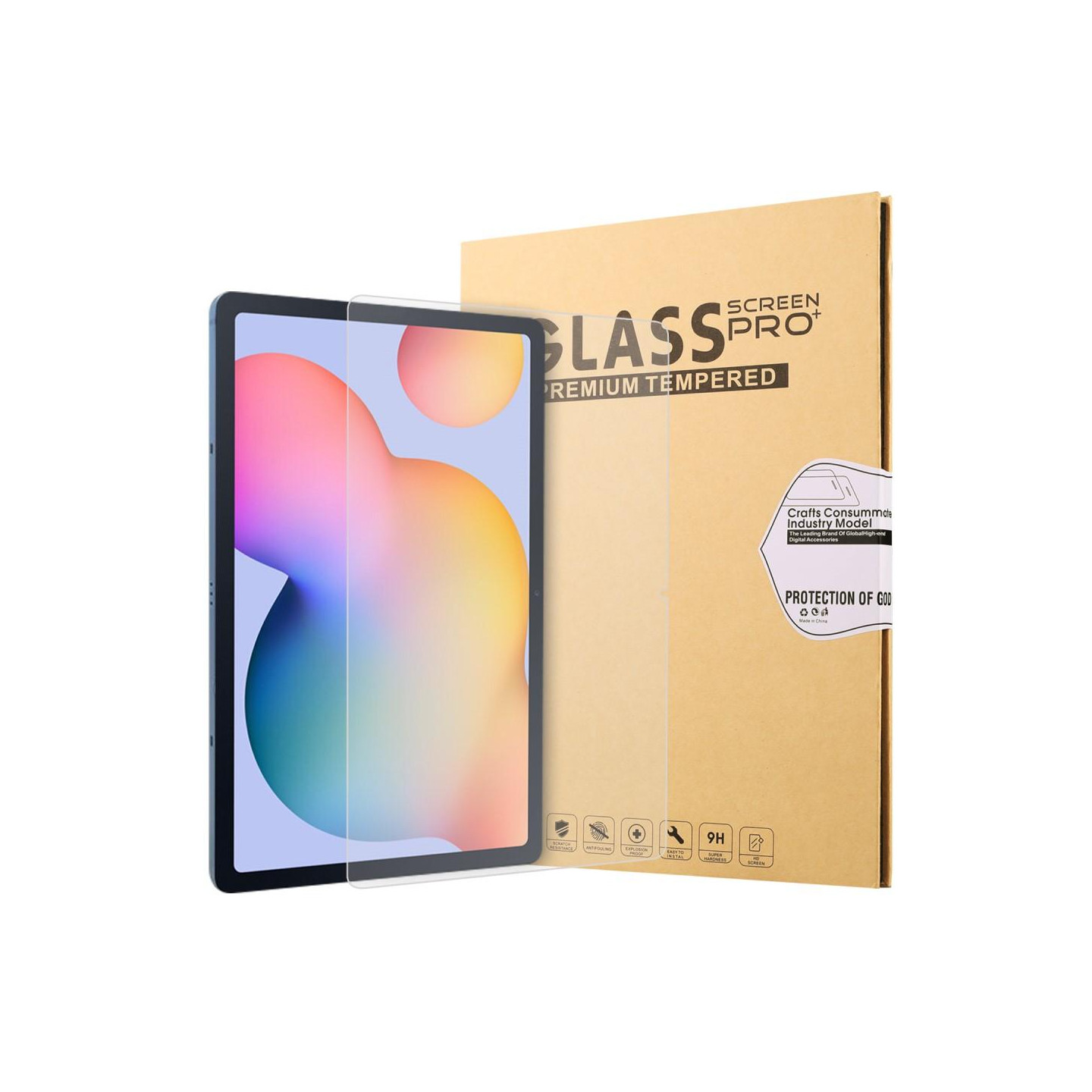 Samsung Galaxy Tab S7/Tab S8 Herdet Glass 0,3mm 9H