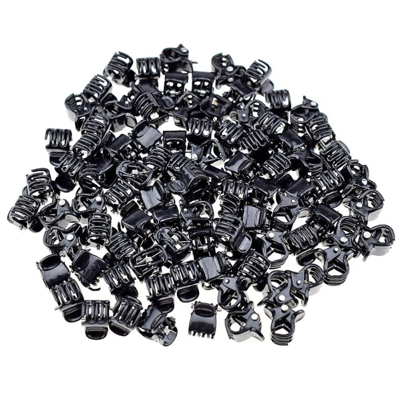 20stk Hårklemmer Små - Sort