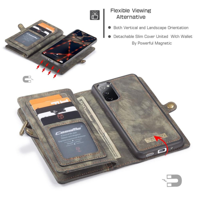 Samsung Galaxy S20 FE CASEME Aftagelig 2 - i - 1 etui